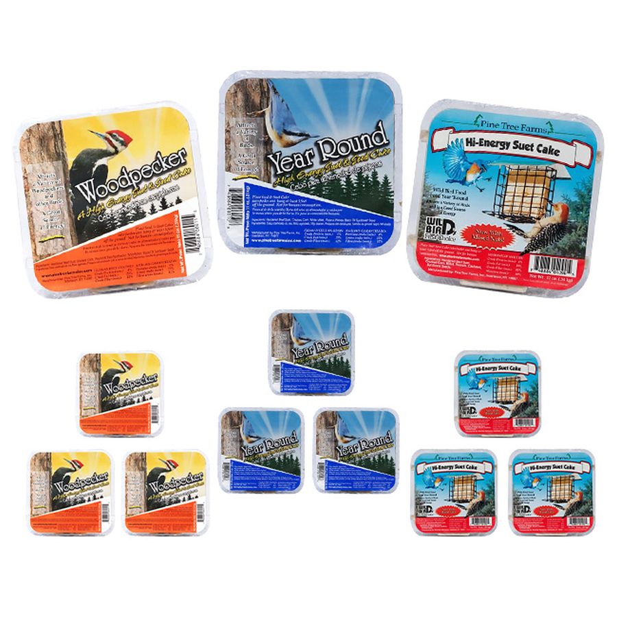 Variety Hi-Energy Suet Cakes 12/Pack